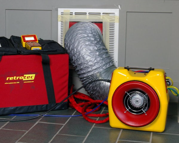 Duct Leakage Testing Diagram